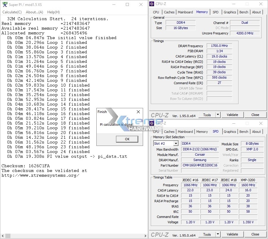 SuperPi 3400 4a3ca