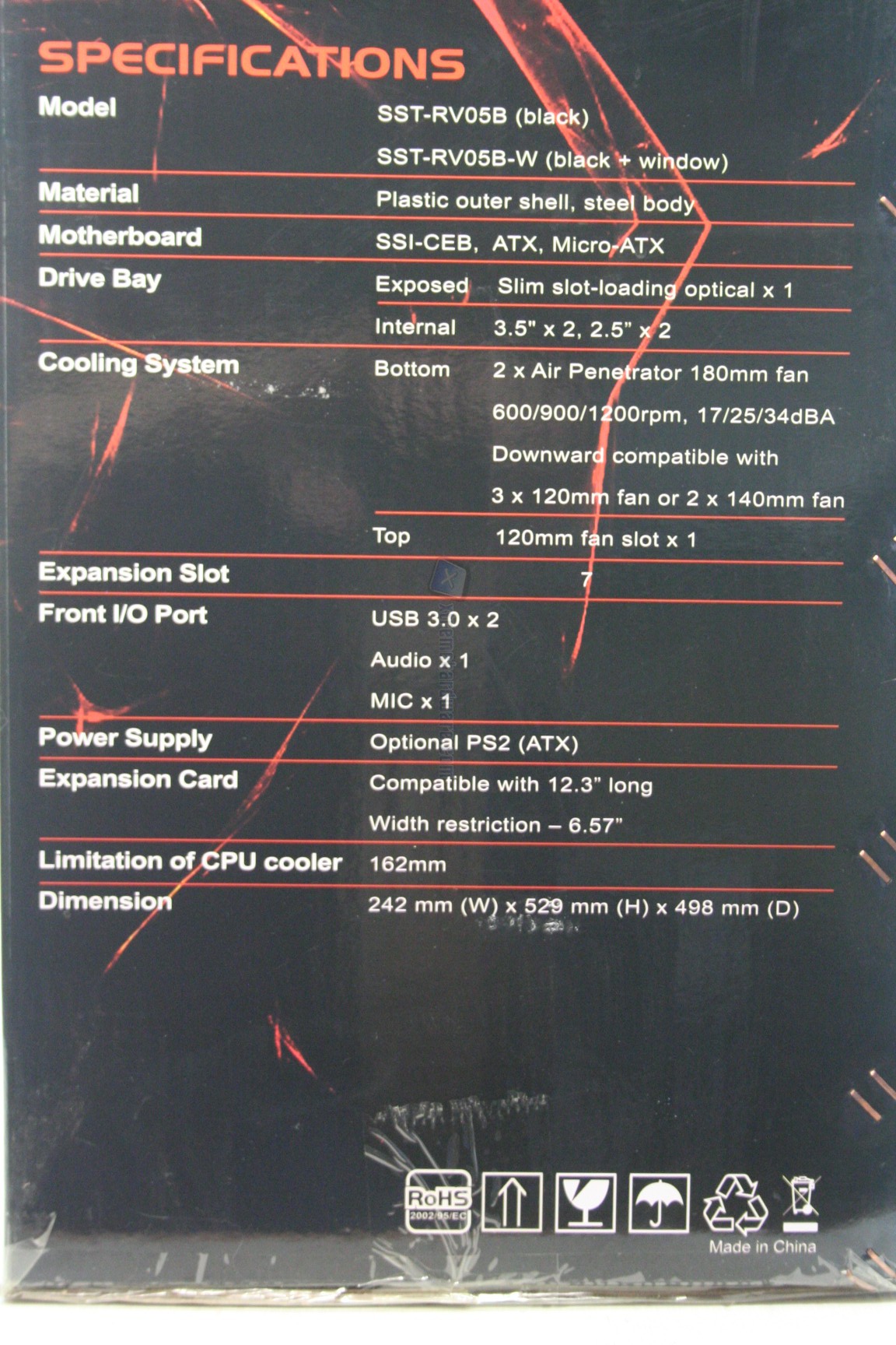 SSTONE RV05 00017